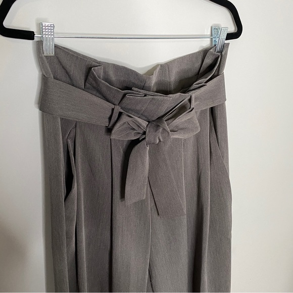 Dress Forum Grey Paperbag Pants (small) - Picture 2 of 5